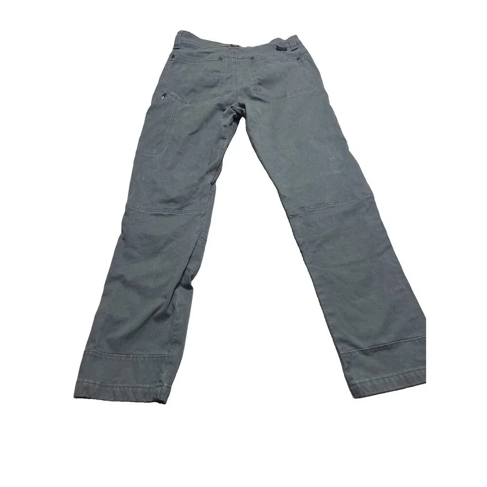 Wrangler Pants Mens 32x30 Gray ATG All Terrain Gear Hiking Zip Pocket Stretch